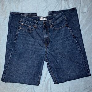 Abercrombie & Fitch ‘The Loose High Rise’ Dark Wash Jeans